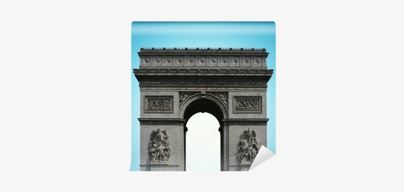 Paris Arc De Triomphe On The Champs Elysees, France - Arc De Triomphe, transparent png #4096953