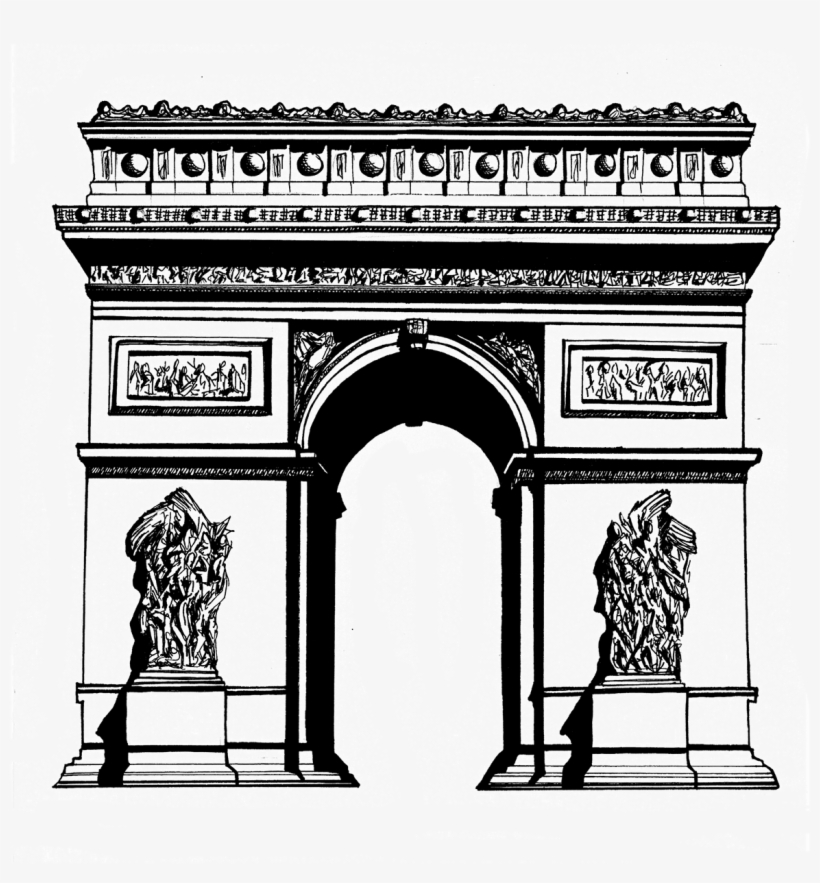 Arc De Triomphe, transparent png #4096975
