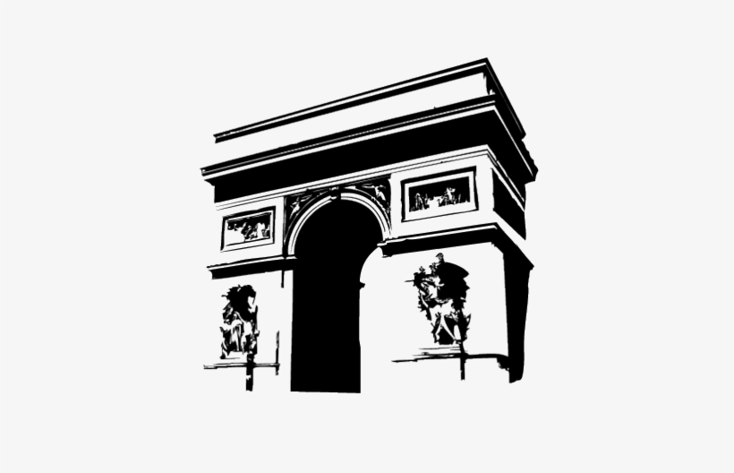 Stickers Arc De Triomphe - Logo Arc De Triomphe, transparent png #4097041