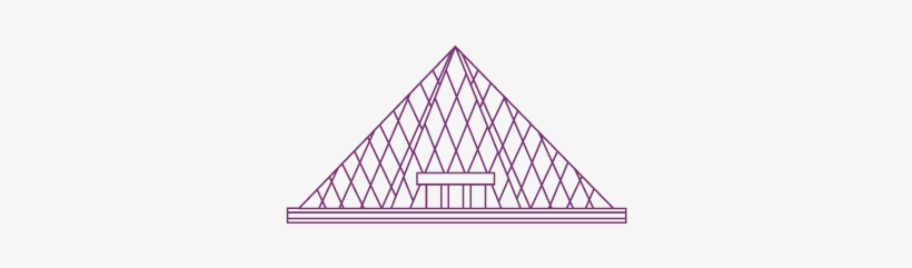 Musée Du Louvre - Triangle, transparent png #4097174