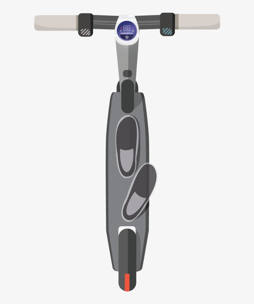 Beam Scooter Foot Placement - Foot, transparent png #4097726