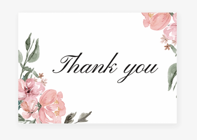 Printable Pink And Green Thank You Cards By Littlesizzle - Christmas Day, transparent png #4097861