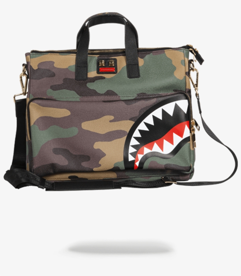 Woodland Camo Travelcase - Sprayground Lil Tie Dye Shark Mini Backpack, transparent png #4098200