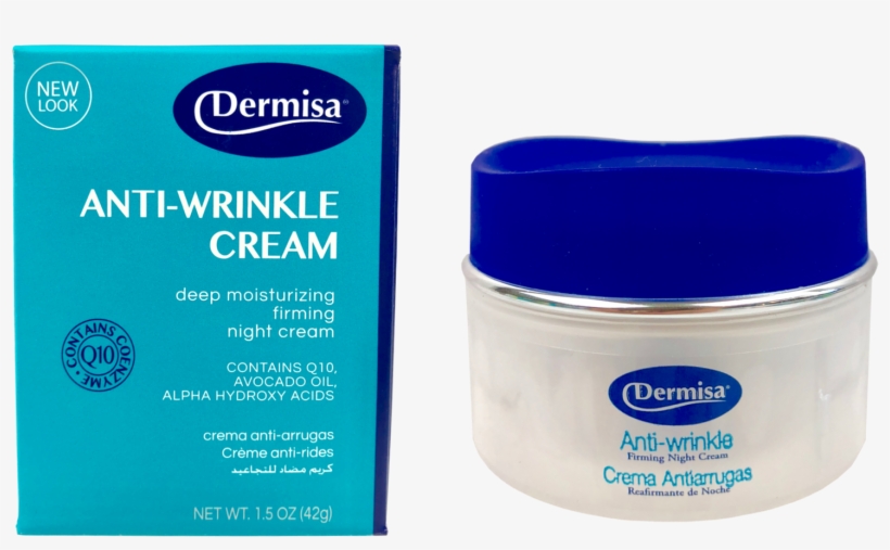 Product - Dermisa Anti-wrinkle Cream, With Q10 Coenzyme - 1.5, transparent png #4098520