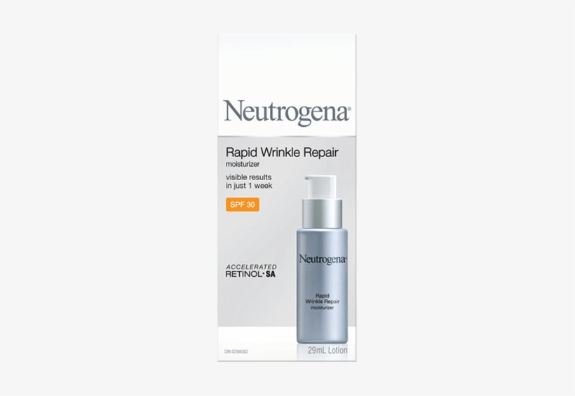 Neutrogena® Rapid Wrinkle Repair® Moisturizer Spf - Neutrogena Clinical Wrinkle Treatment System, Lifting,, transparent png #4098893