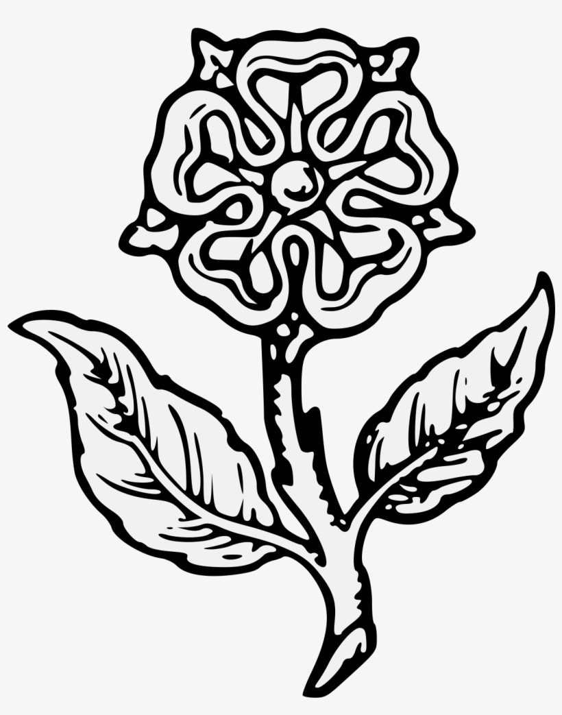 Details, Png - Heraldic Rose, transparent png #4099180