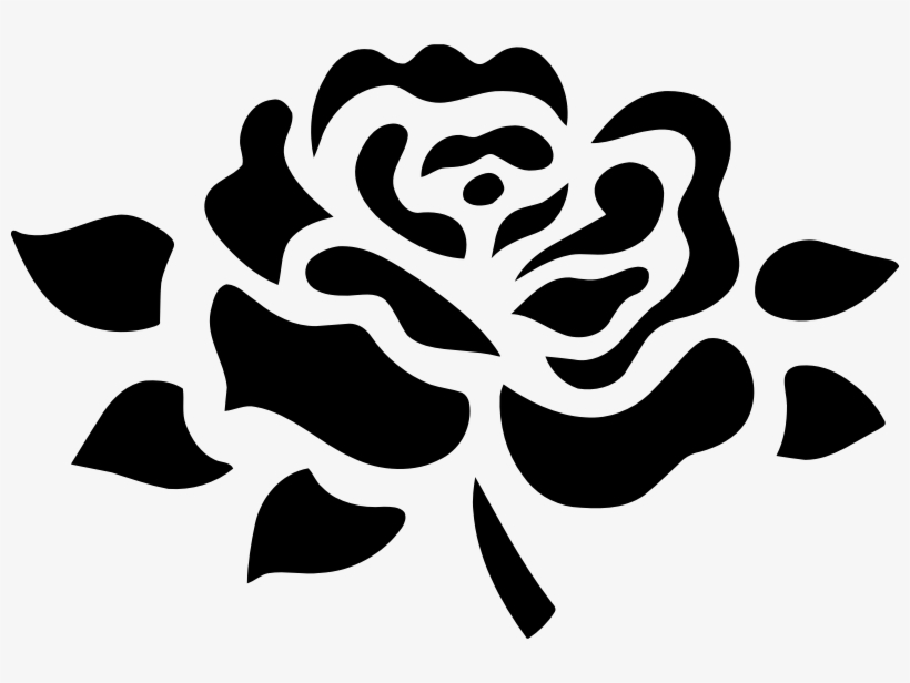 Medium Image - Rose Png Black And White, transparent png #4099228