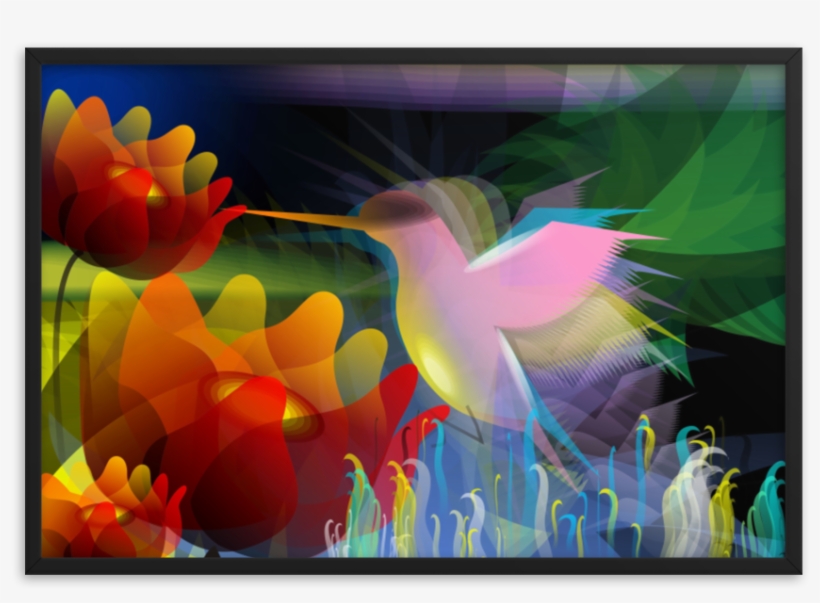 Framed Art Print - Painting, transparent png #4099573