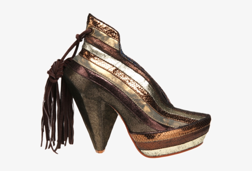 Irregular Choice, Half Eaten Apple, Bronze Gold, Spike - Irregular Choice Ladies Footwear Fall Half Eaten Apple, transparent png #4099751