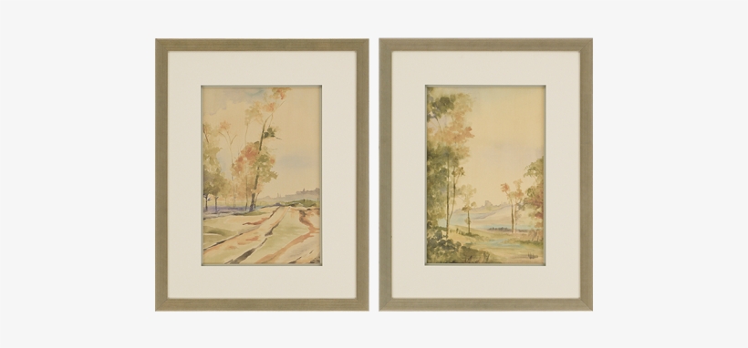 Home > Wall Decor & Mirrors > Natural Vista I Framed - Natural Vista I Scenic Artwork, Set Of 2, 25"x32",, transparent png #4099998