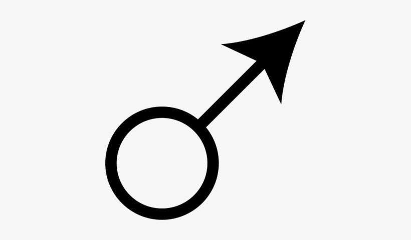 Clipart Male Female Symbols - Astrological Symbol Of Mars, transparent png #410213