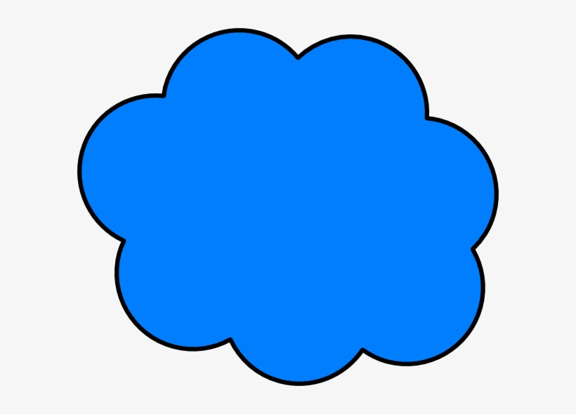 Cloud Vector Png - Blue Clipart, transparent png #410304