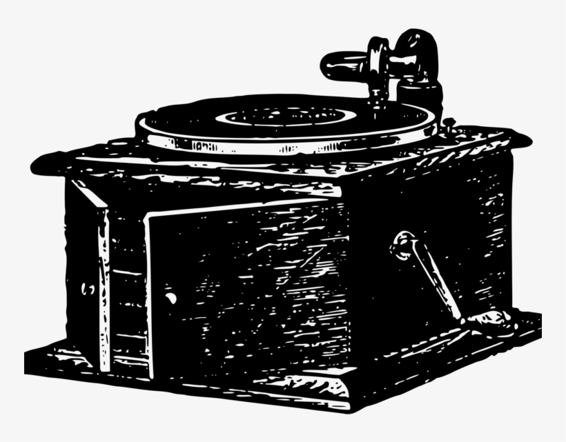 Phonograph Record Music Computer Icons Drawing - Fonografo En Png, transparent png #410374