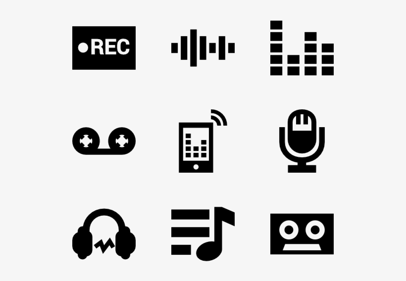 Sound Record - Record Icon, transparent png #410437