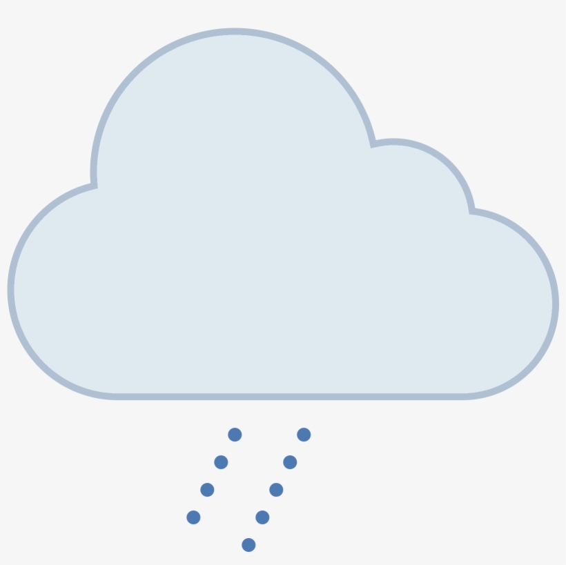 Rain Cloud Icon - Rain, transparent png #410489