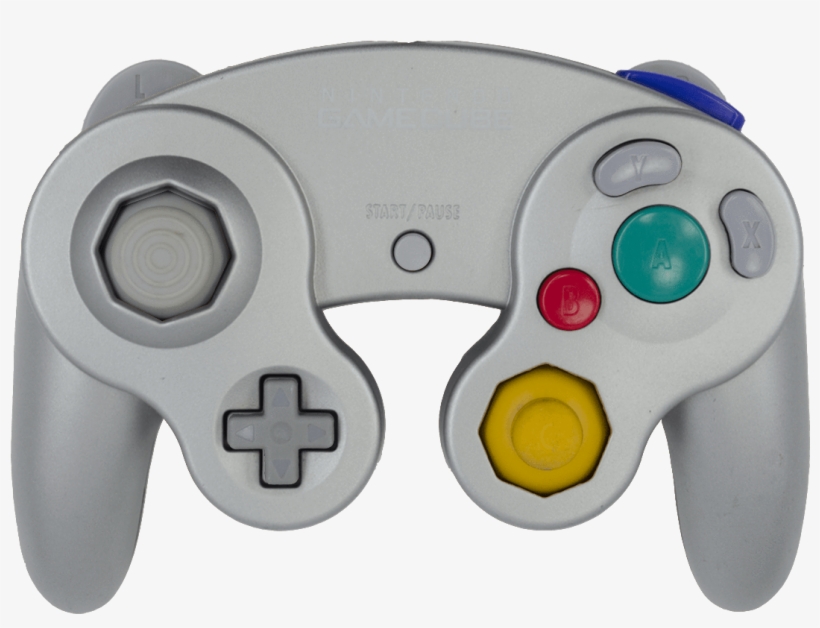 Stock Platinum Gamecube Controller - Gamecube Controller Png, transparent png #410577