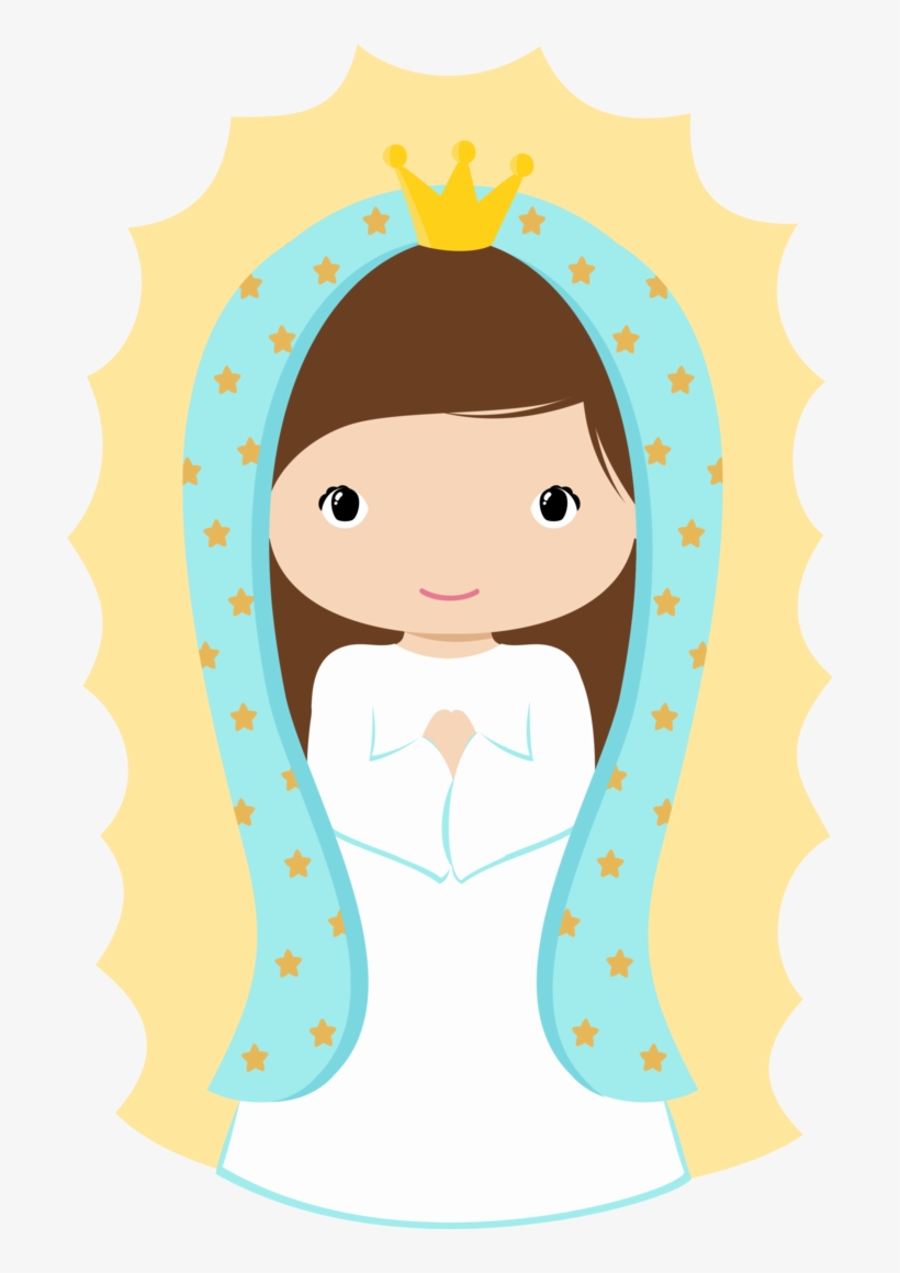 Virgin Mary - Virgin Mary Cartoon Png, transparent png #410728