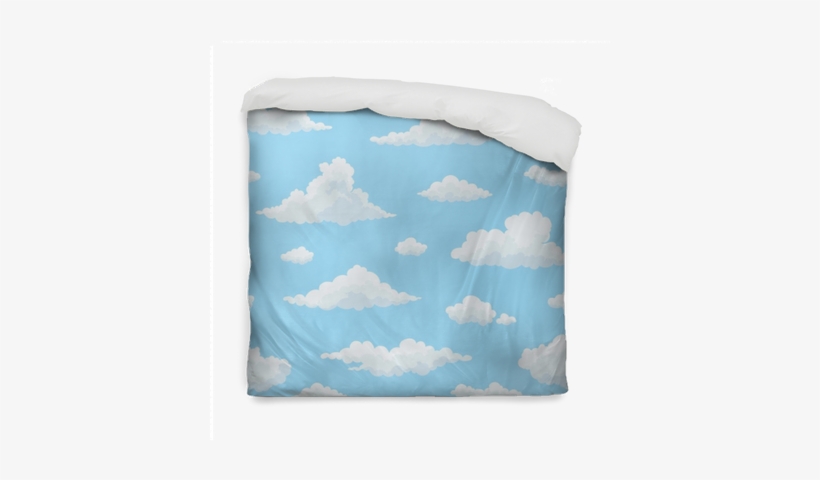 Cloud Vector Seamless Pattern - Cushion, transparent png #410858