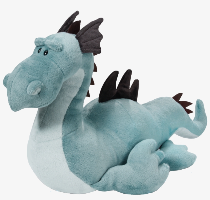 Nici - Nici Blue Sea Monster Soft Toy Lying 50cm, transparent png #410941