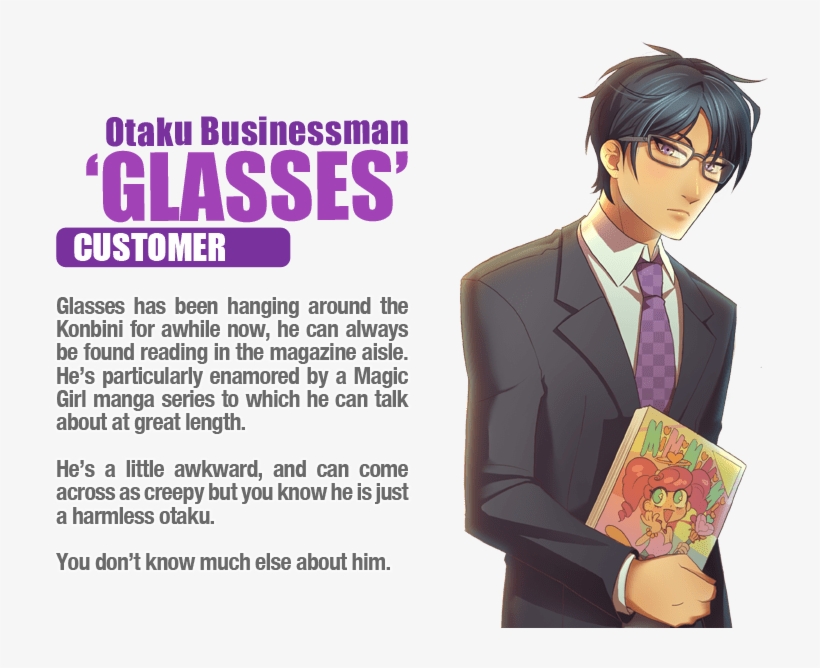 Nerd League Konbini Life 2birds Glasses - Santa Cruz, transparent png #411057