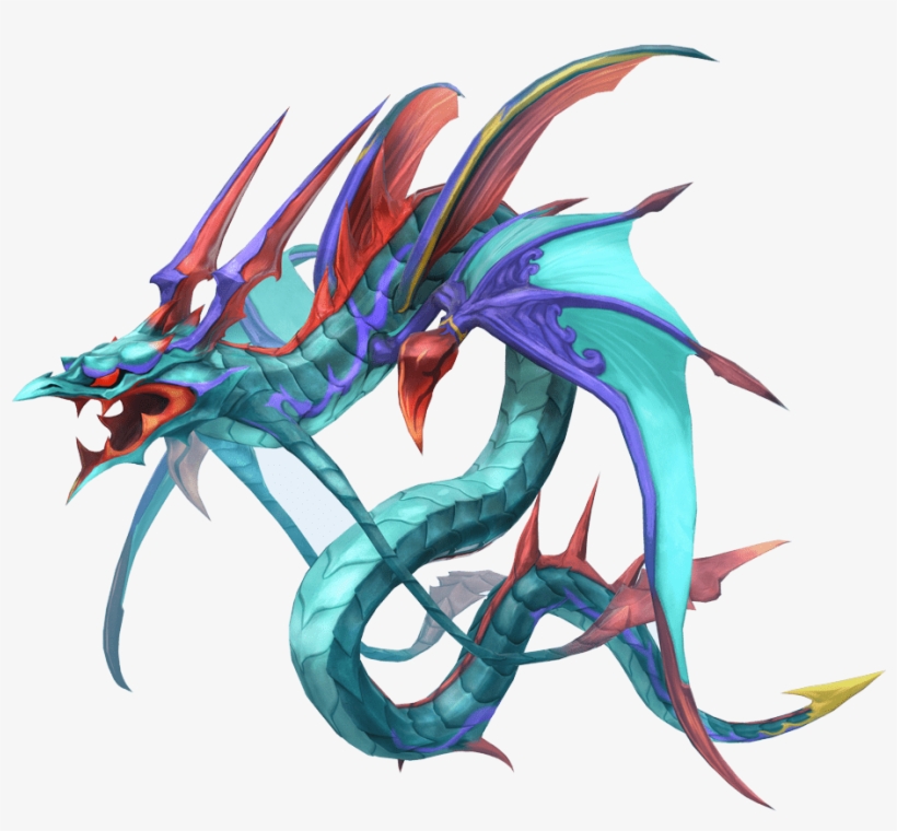 Vector Transparent Min Art Creatures Pinterest Final - World Of Final Fantasy Leviathan, transparent png #411104