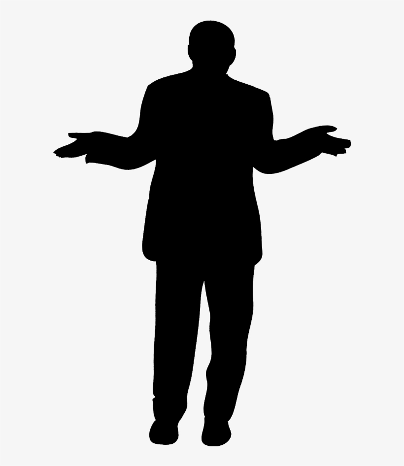 Silhouette Man Png - Man Clipart No Background, transparent png #411193