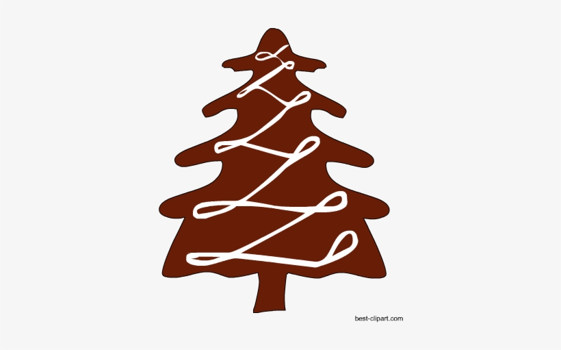 Free Gingerbread Tree Christmas Clip Art - Bts, transparent png #411419