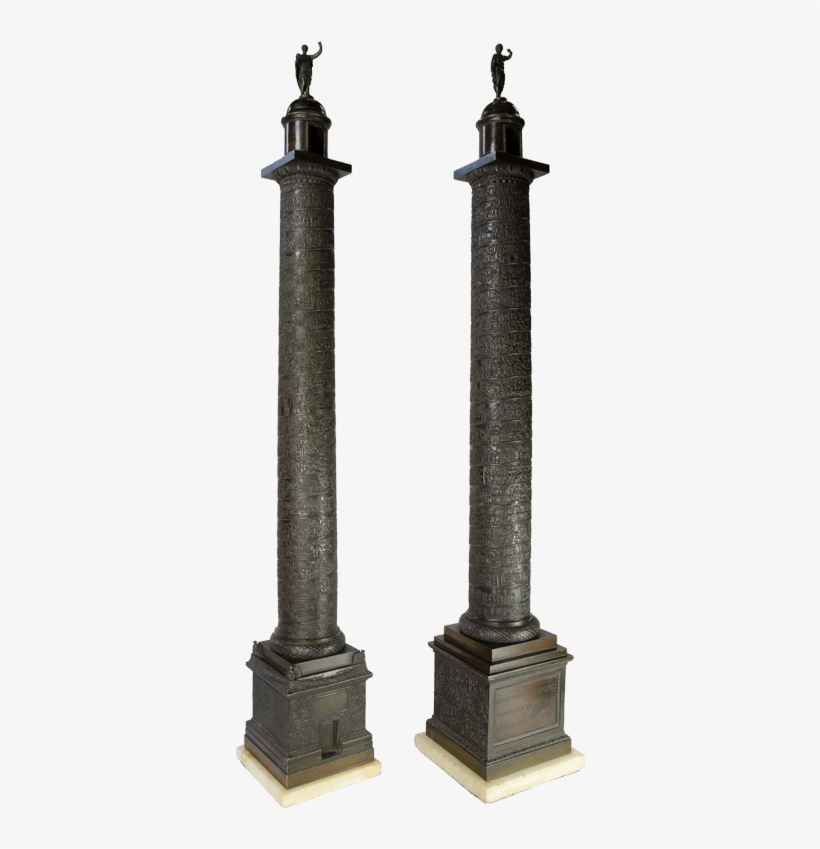 Trajan's Column & Antonine Column, Rome - Trajan T Column, transparent png #411569