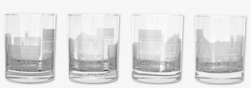 Gifting From New Orleans - Mignon Faget Creole Cottage Glasses, transparent png #411818