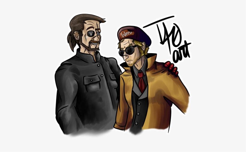Two Idiots To Surpass Metal Gear - Fan Art, transparent png #411872