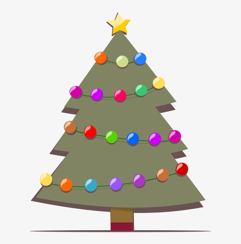 This Free Clipart Png Design Of Christmas Tree, transparent png #411920