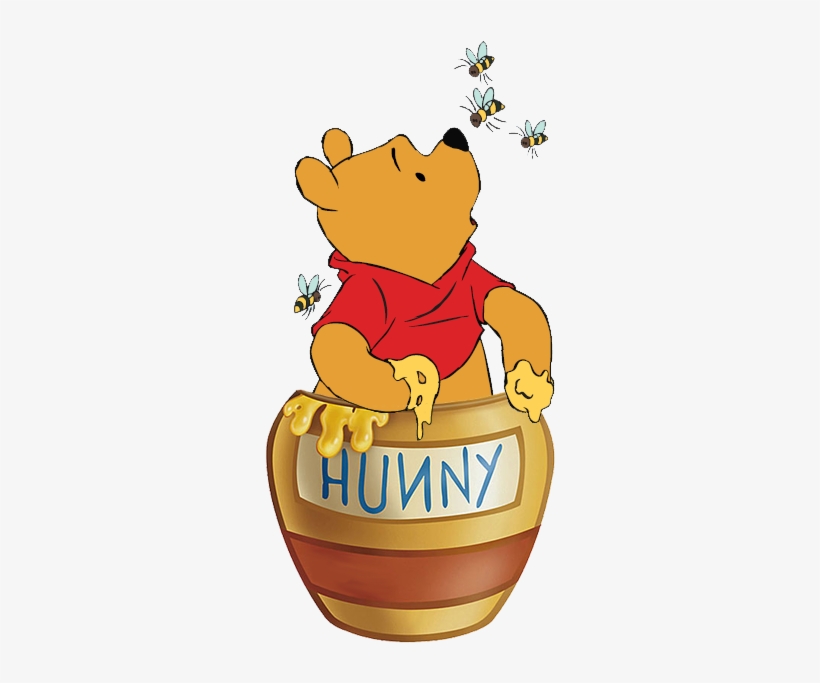 Image Winnie The Pooh Clip Art L - Winnie The Pooh Hunny Pot ..., image size:820x683