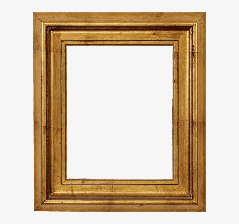 Wooden Gold Leaf Picture Frame - Picture Frame, transparent png #412350