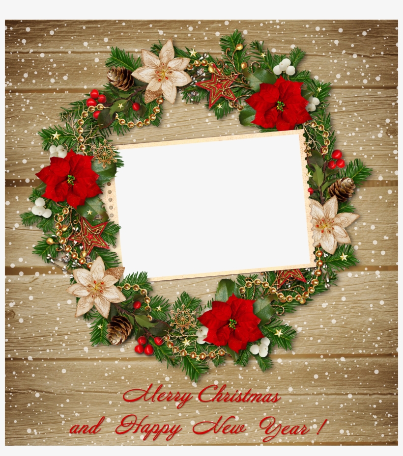 Christmas Transparent Vintage Png Frame - Cartão Postal De Natal, transparent png #412430