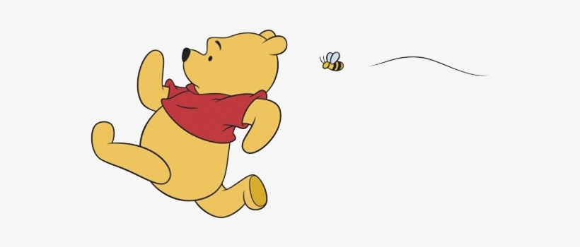 28 Collection Of Winnie The Pooh Bees Clipart - Winnie The Pooh Running, transparent png #412651