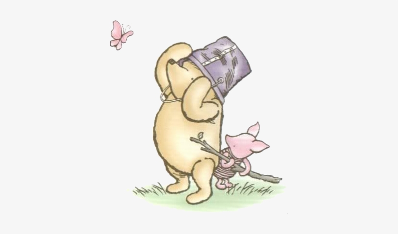 Classic Clipart Piglet - Classic Winnie The Pooh Transparent, transparent png #412837