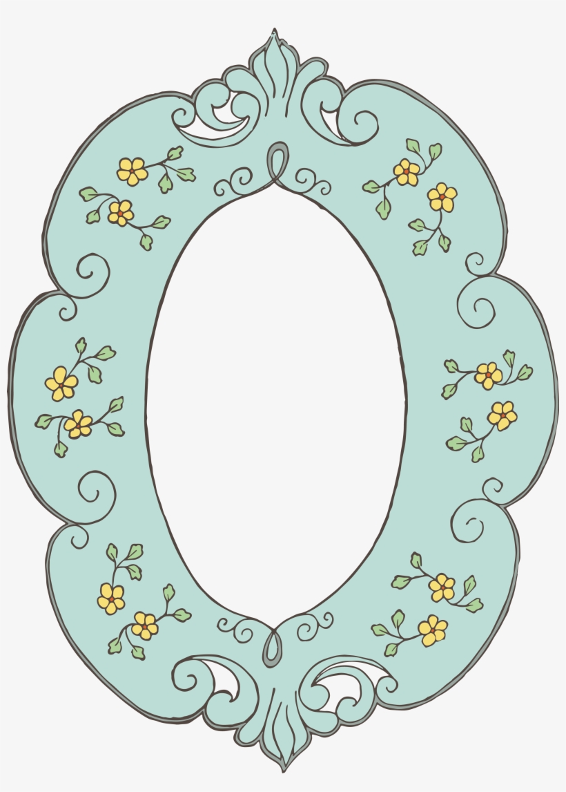 Free Vector Images - Vintage Frame Clipart Floral Png, transparent png #412913