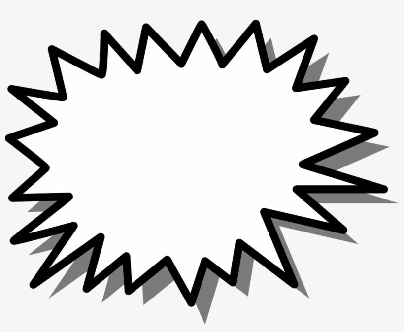 Banner Transparent Download Black And White Panda Free - Starburst Clipart Free, transparent png #413126