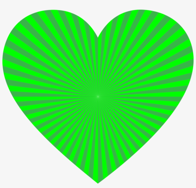 Green Computer Icons Abstract Art Color Download - Heart, transparent png #413425