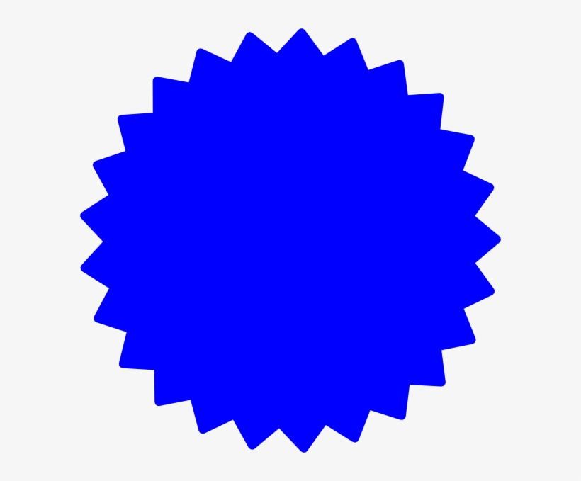 Blue Starburst Clipart - Certificate Of Authenticity Seal, transparent png #413591