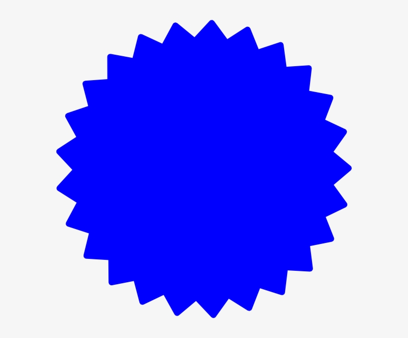 Blue Starburst Clipart - Certificate Of Authenticity Seal, transparent png #413591