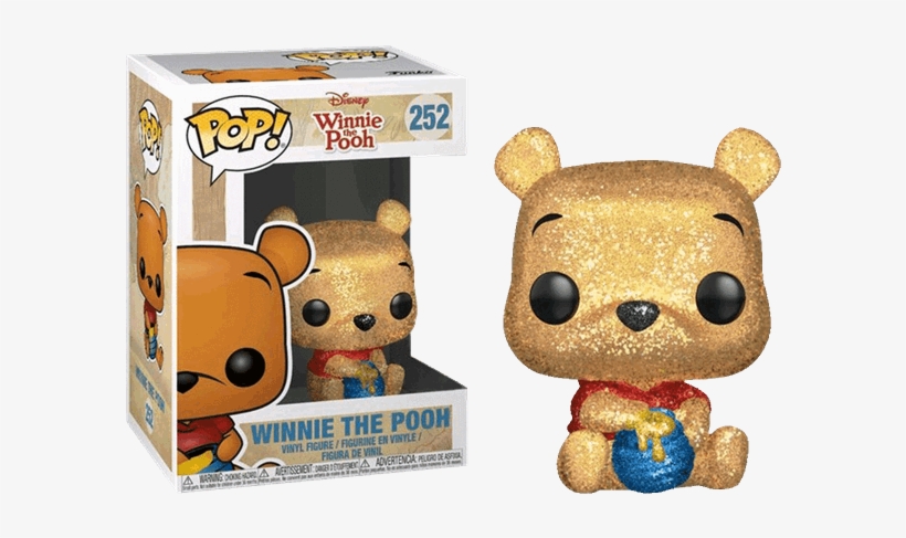 Winnie The Pooh Diamond Glitter Pop Vinyl - Funko Winnie The Pooh Diamond, transparent png #414038