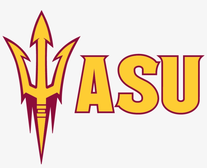 Arizona State University - 3x4 Logo Decal Arizona State, transparent png #414084