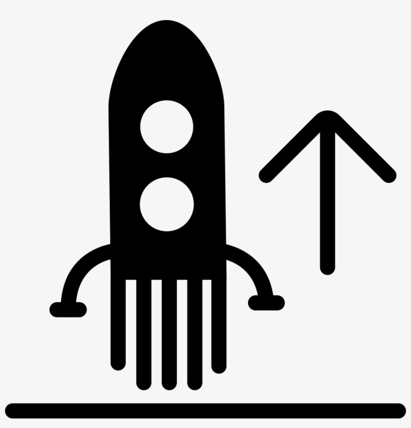 Ascending Rocket Ship Comments - Icon, transparent png #414428