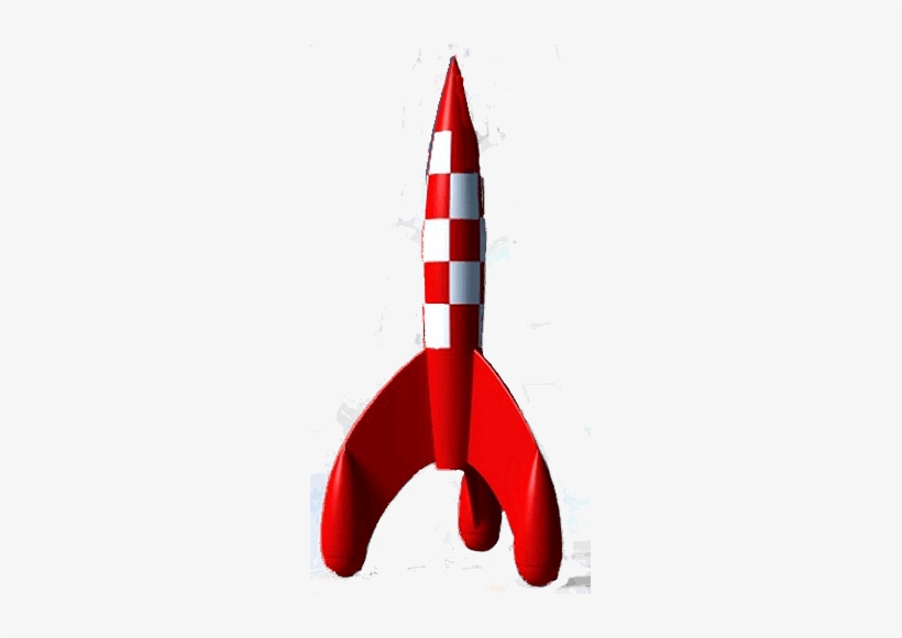 Tintin Rocket Png, transparent png #414575
