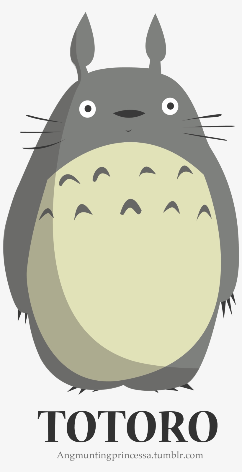 Totoro Vector - Totoro Vector Totoro, transparent png #414637