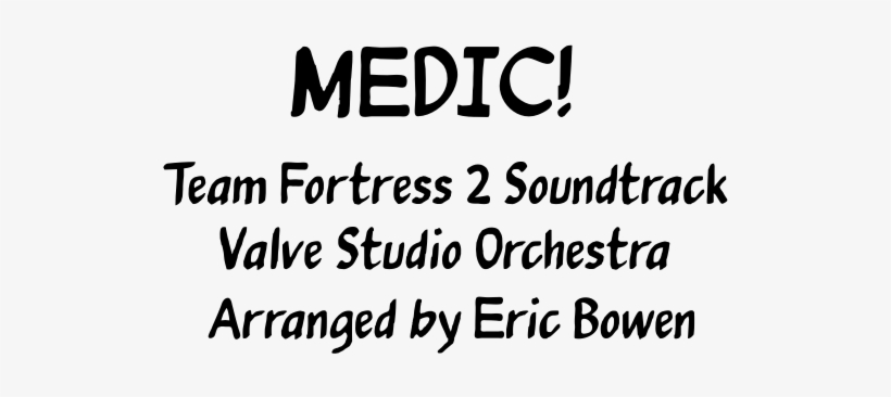 Medic Sheet Music Composed By Valve Studio Orchestra - Paper Product, transparent png #414869