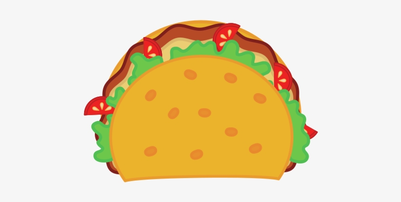 Fast Food Hamburger Vector Icon Illustration - Taco Graphic, transparent png #415035