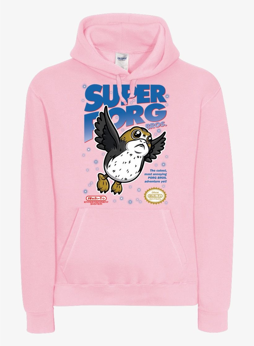 Olipopart Super Porg Bros Sweatshirt B&c Hooded, transparent png #415037