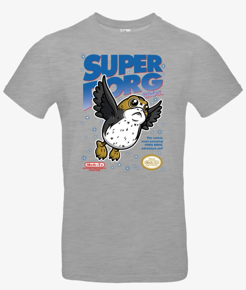 Olipopart Super Porg Bros T-shirt B&c Exact, transparent png #415189